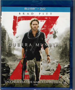 Guerra mundial Z (World War Z) (Bluray + DVD nuevo)