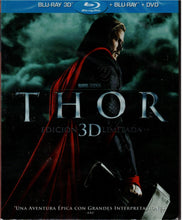 Cargar imagen en el visor de la galería, Thor Edición 3D Limitada  (Bluray 3D + Blu Ray + DVD Nuevo)
