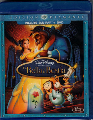 La bella y la bestia (Beauty and the Beast) (Disney Bluray + DVD Nuevo)
