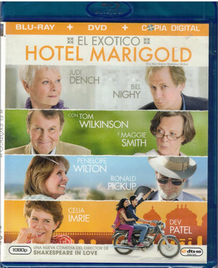 El exotico Hotel Marigold (The Best Exotic Marigold Hotel) (Bluray + DVD + Copia Digital Nuevo)