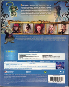 Alicia a traves del espejo (Alice Through the Looking Glass 2016) (Disney Bluray Nuevo)