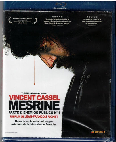 Mesrine: Parte 2. Enemigo público nº 1 (Bluray Nuevo)