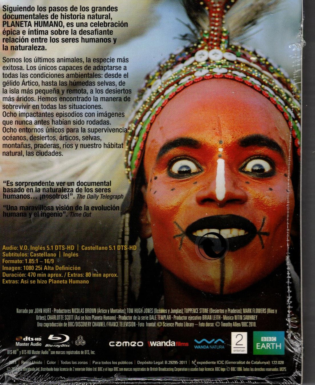 Planeta humano (Human Planet) (Bluray Nuevo)