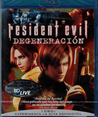 Resident Evil: Degeneracion (Bluray Nuevo)