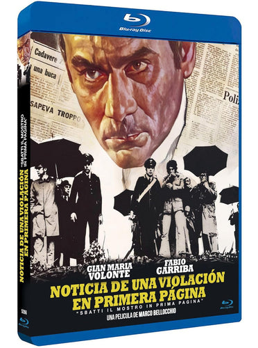 Noticia de una violacion en primera pagina (Sbatti il mostro in prima pagina) (Bluray Nuevo)