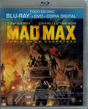 Cargar imagen en el visor de la galería, Mad Max : Furia en la carretera (Bluray Combo Nuevo)