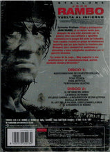 Cargar imagen en el visor de la galería, John Rambo - Vuelta al infierno (Ed. Especial Coleccionista, Caja metálica 2 DVD Nuevo)