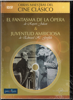 El fantasma de la opera + Juventud ambiciosa (DVD Nuevo)