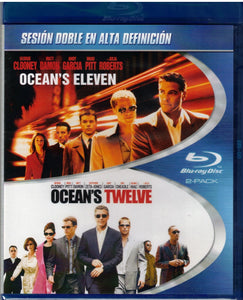 Sesión doble Ocean's Eleven + Ocean's Twelve  (2 Bluray Nuevo)