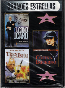 I como Icaro + El tren de los espias + La Concina del infierno (DVD Caja Slim Nuevo)