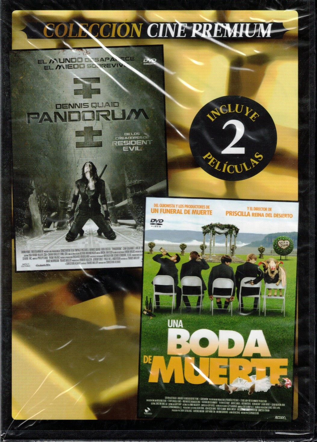 Pandorum + Una boda de muerte (DVD Caja Slim Nuevo)