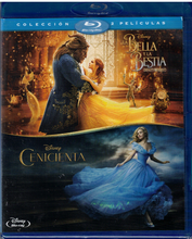 Cargar imagen en el visor de la galería, Pack 2 películas: La Bella y la Bestia + Cenicienta  (2 Bluray Nuevo)