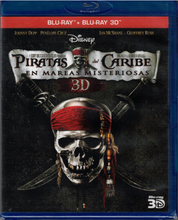 Cargar imagen en el visor de la galería, Piratas del Caribe : En mareas misteriosas (On Stranger Tides) (Bluray 3D + Bluray  Nuevo)