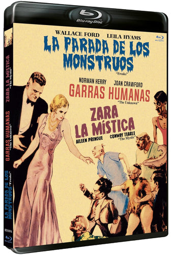 La parada de los monstruos + Garras humanas + Zara la misticia (Bluray Nuevo)