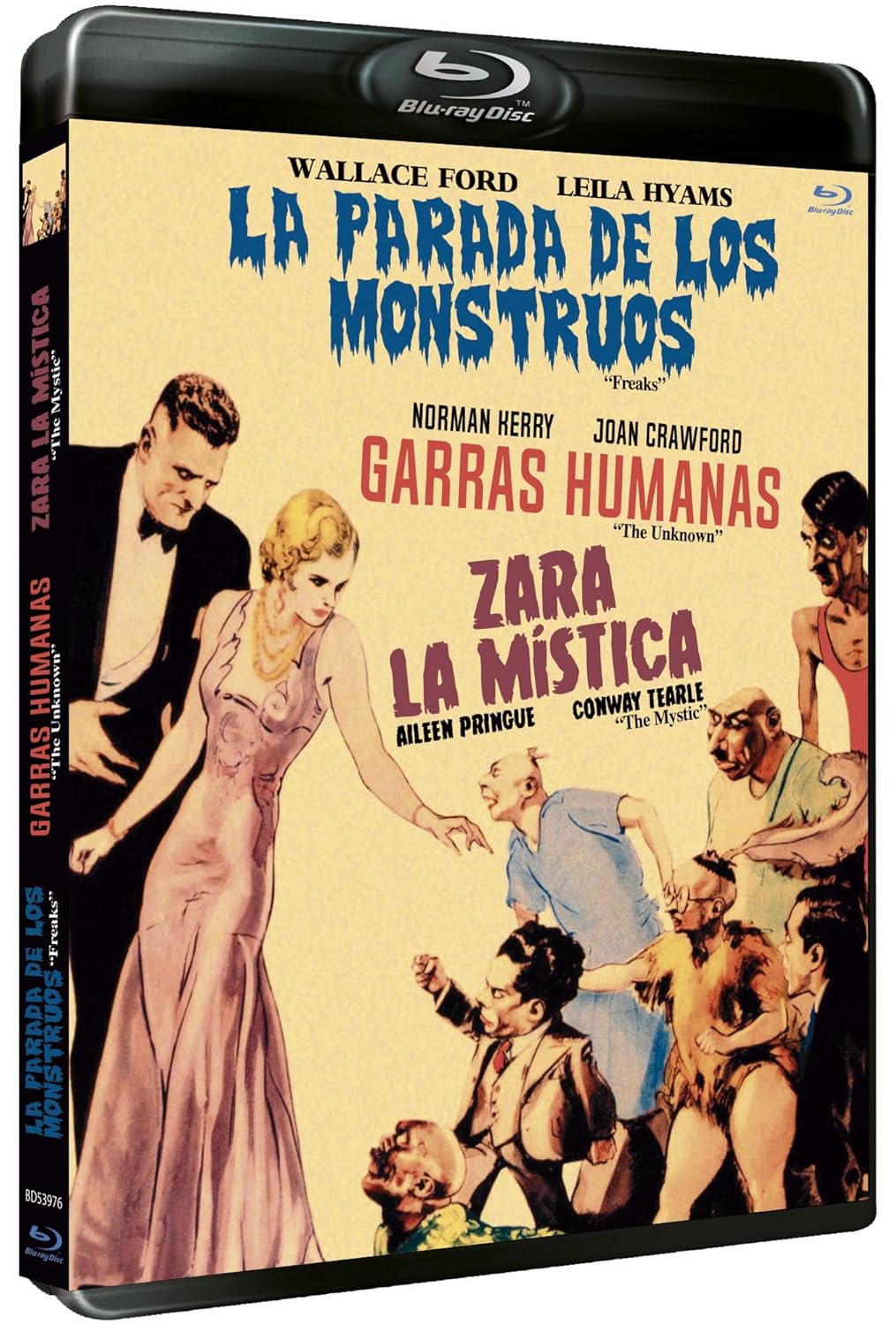 La parada de los monstruos + Garras humanas + Zara la misticia (Bluray Nuevo)