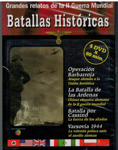 Pack Batallas historicas (4 DVD Nuevo)