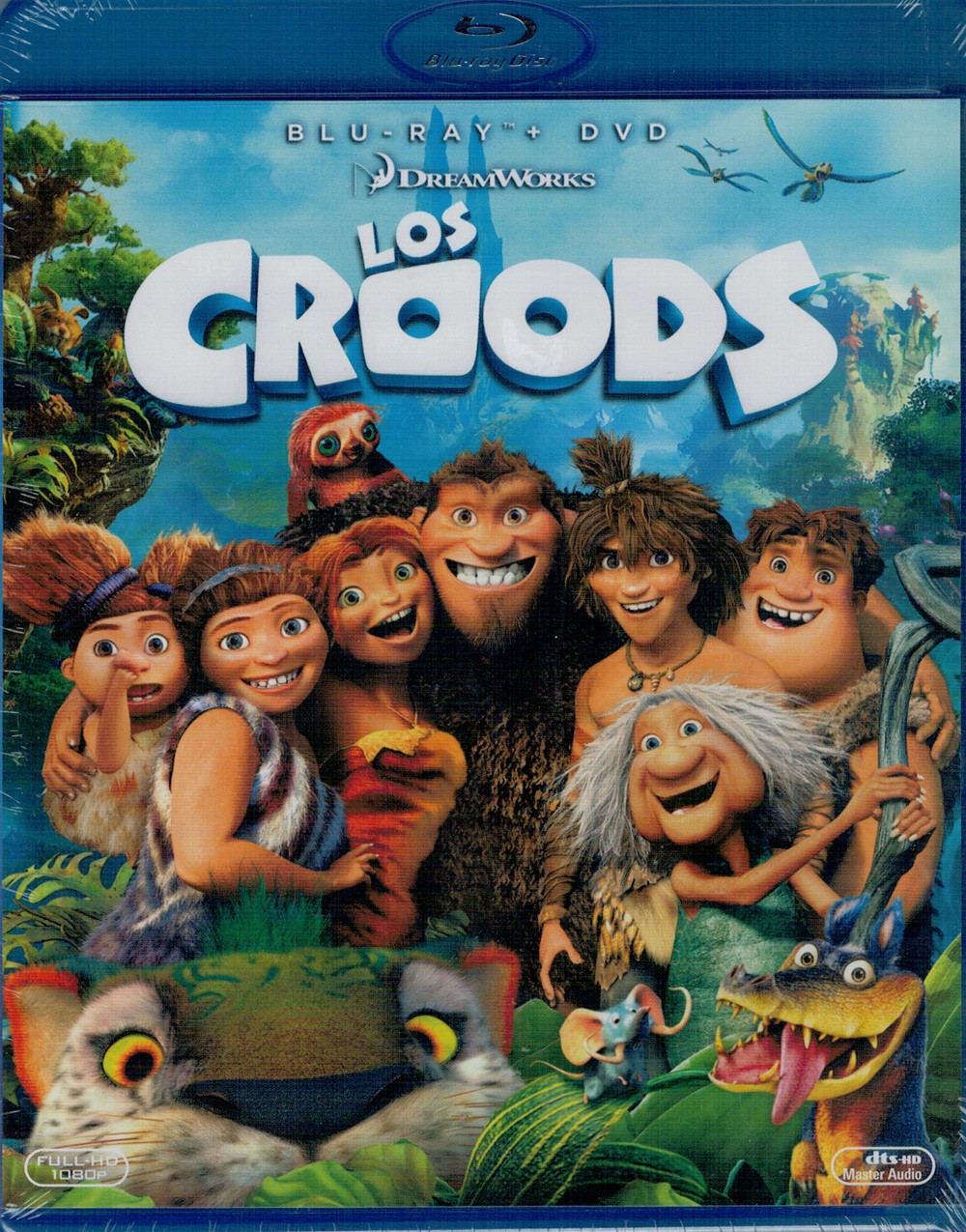 Los Croods (Bluray + DVD Nuevo)