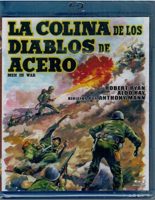 La colina de los diablos de acero (Men in war) (Bluray Nuevo)