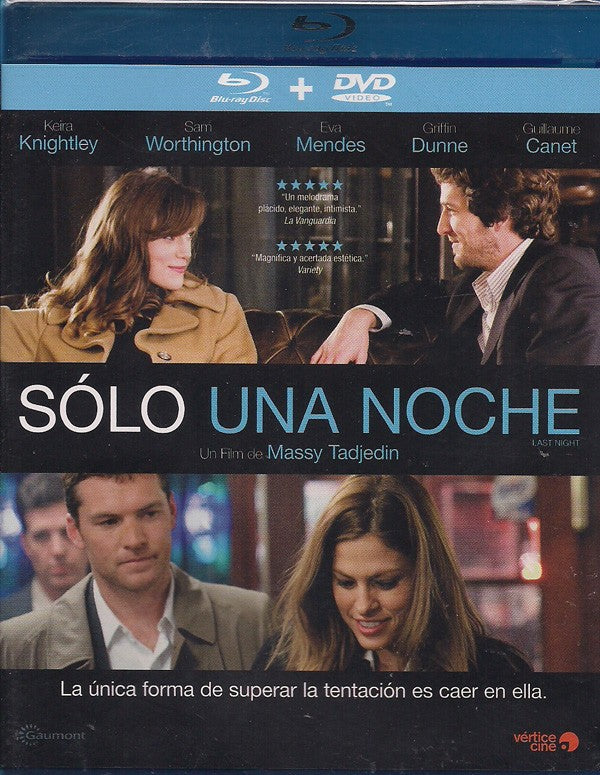 Sólo una noche (Bluray + DVD Nuevo)