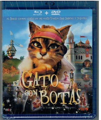El gato con botas (La véritable histoire du Chat Botté) (Bluray + DVD Nuevo)