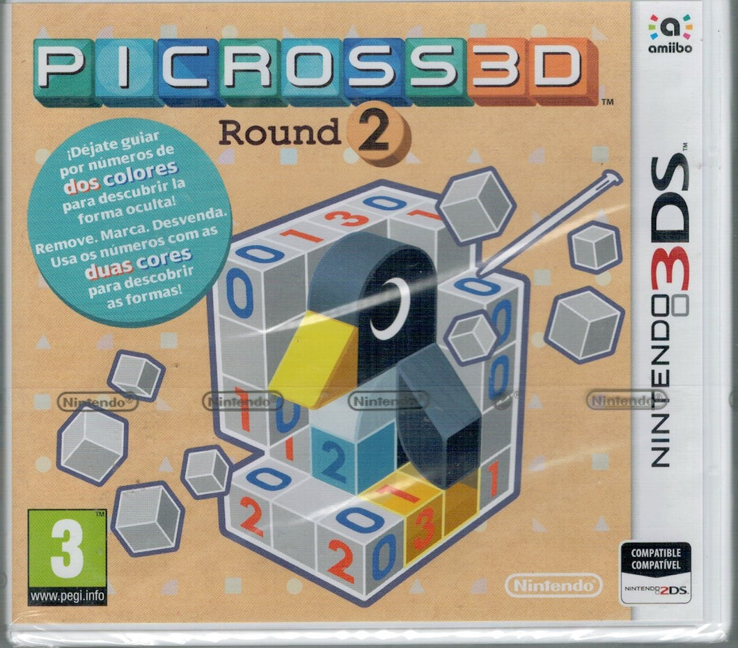 Picross 3D : Round 2 (Nintendo 3DS Nuevo)