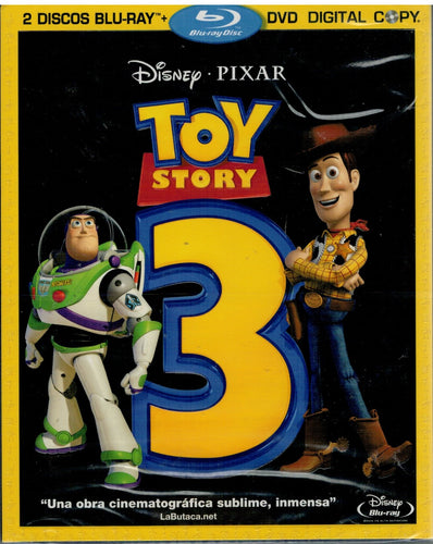 Toy Story 3 (2 Discos + Copia Digital) (Bluray Nuevo)