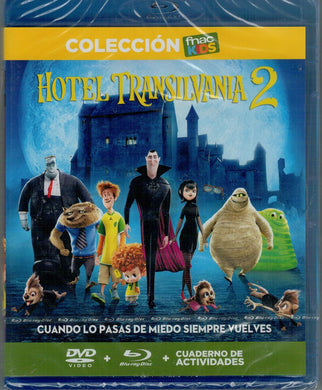 Hotel Transilvania 2  (Bluray + DVD + Cuaderno actividades - Nuevo)