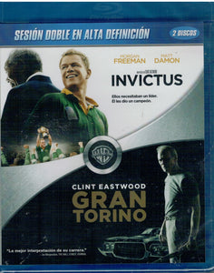 Invictus - Gran Torino (Sesión doble Bluray Nuevo)