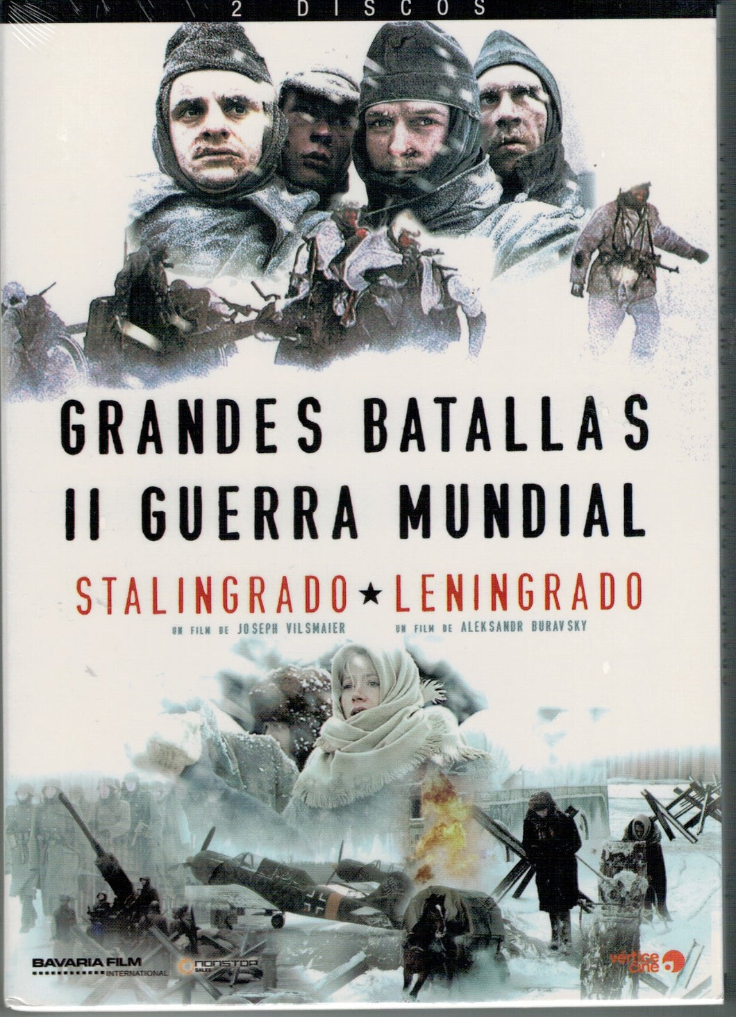 Grandes Batallas II Guerra Mundial (Stalingrado-Leningrado) (2 DVD Nuevo)