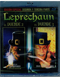 Leprechaun - El Duende 2 - El Duende 3 (Edición Especial segunda y tercera parte Bluray Nuevo)