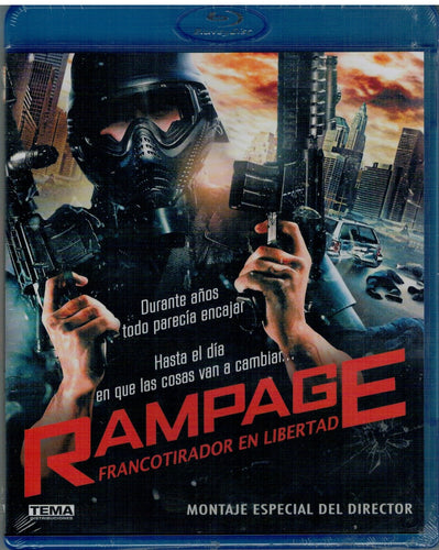 Rampage: Francotirador en libertad (Bluray Nuevo)