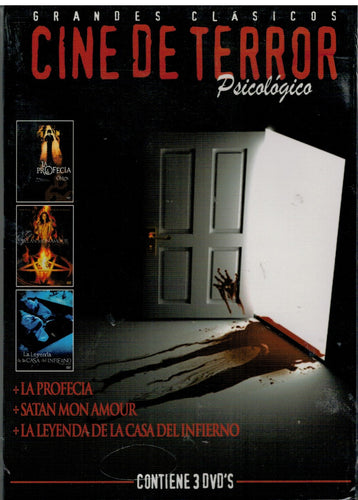 Pack Grandes Clásicos del Cine de Terror (La profecia - Satan mon amour - La leyenda de la casa del inierno (DVD Nuevo)