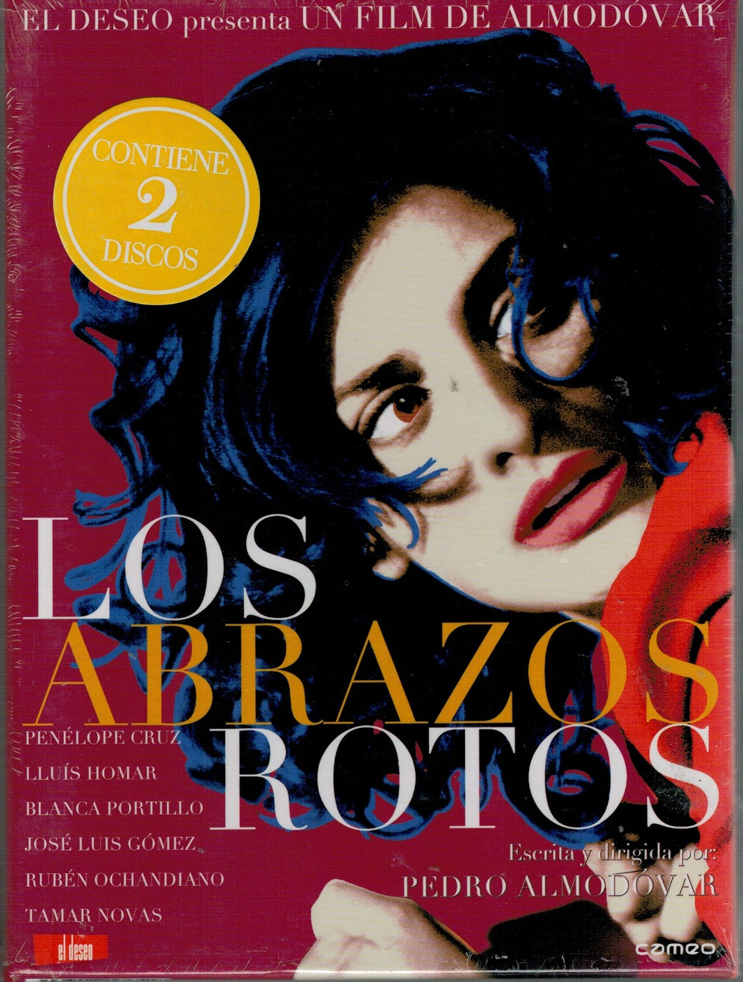 Los abrazos rotos (Pedro Almodovar) (2 DVD Nuevo)