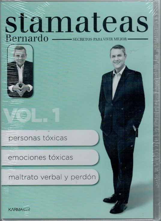 Colección Bernardo Stamateas - Secretos para Vivir Mejor (4 DVD Nuevo)